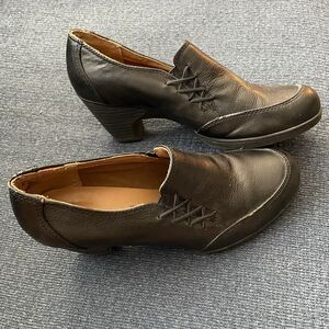 I Love‎ Comfort Shoes Women’s Size 9 Slip On Black Leather Non-Slip Work Office